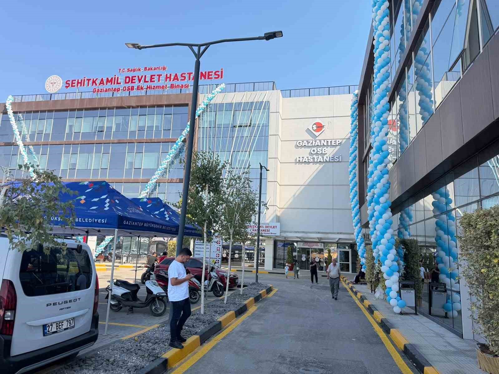 Gaziantep OSB’de hastane sevinci